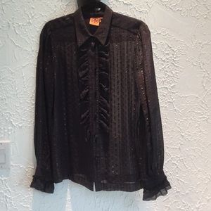 Tory Burch sheer blouse